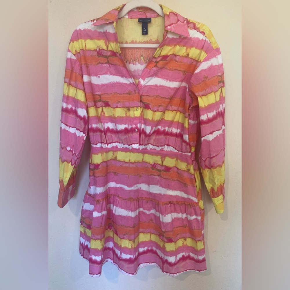 Scoop Button Down Tunic - Size 4/6